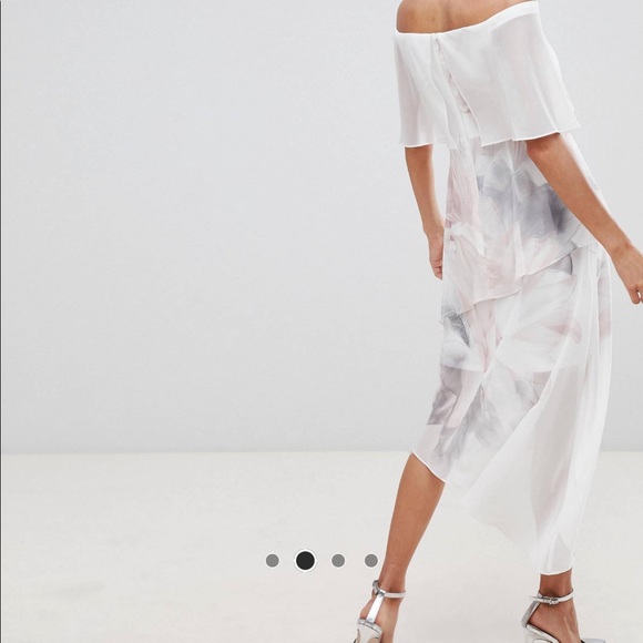 Coast Tara Off the Shoulder Tiered Dress - Picture 2 of 7